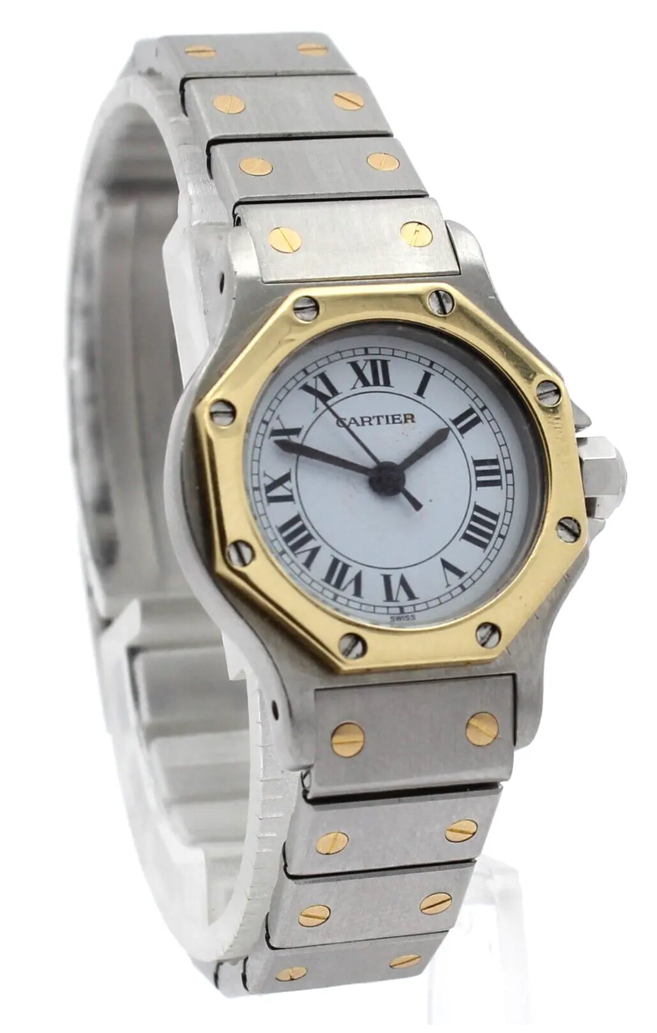 CARTIER SANTOS OCTAGONAL 0907, AUTOMATIC, 25.00 MM , New unused Vintage watch, Made in Switzerland