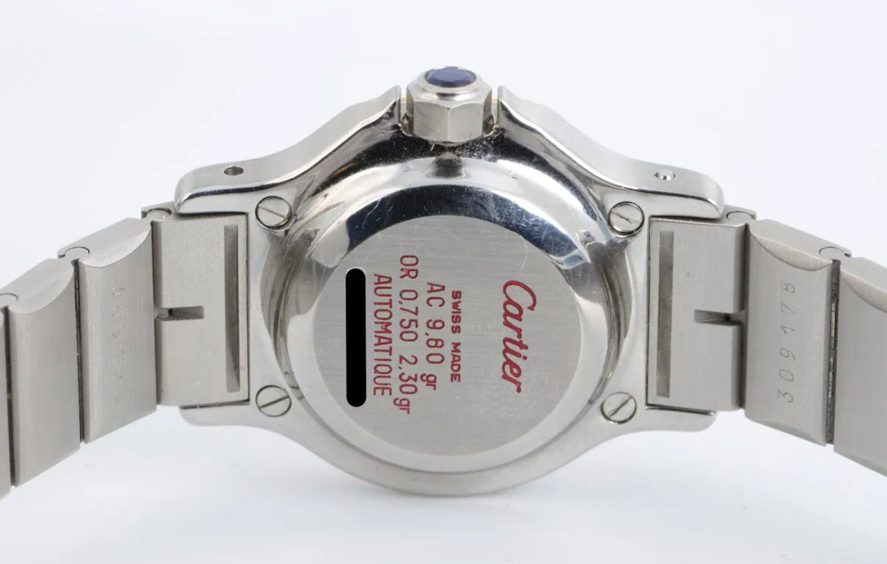 CARTIER SANTOS OCTAGONAL 0907, AUTOMATIC, 25.00 MM , New unused Vintage watch, Made in Switzerland