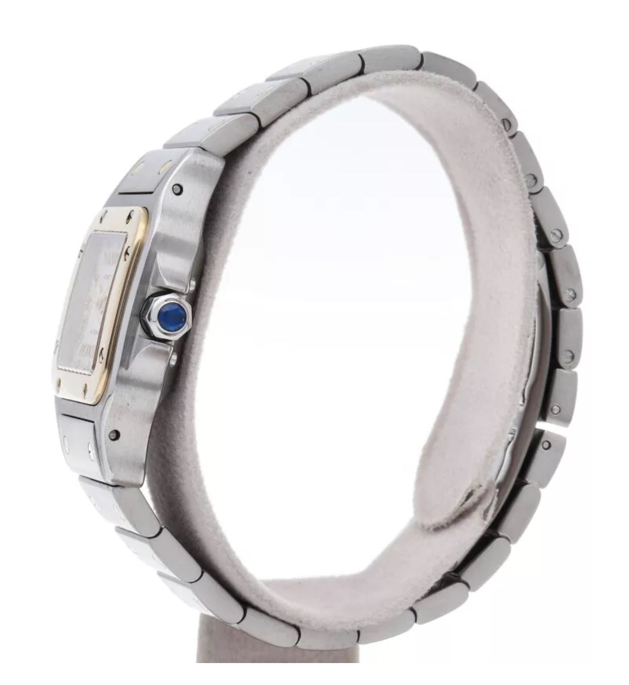 CARTIER SANTOS GALBÉ, AUTOMATIC, 25.00 MM , 20th Anniversary Limited Edition, Stainless Steel and 18K Gold New unused Vintage watch, Made in Switzerland