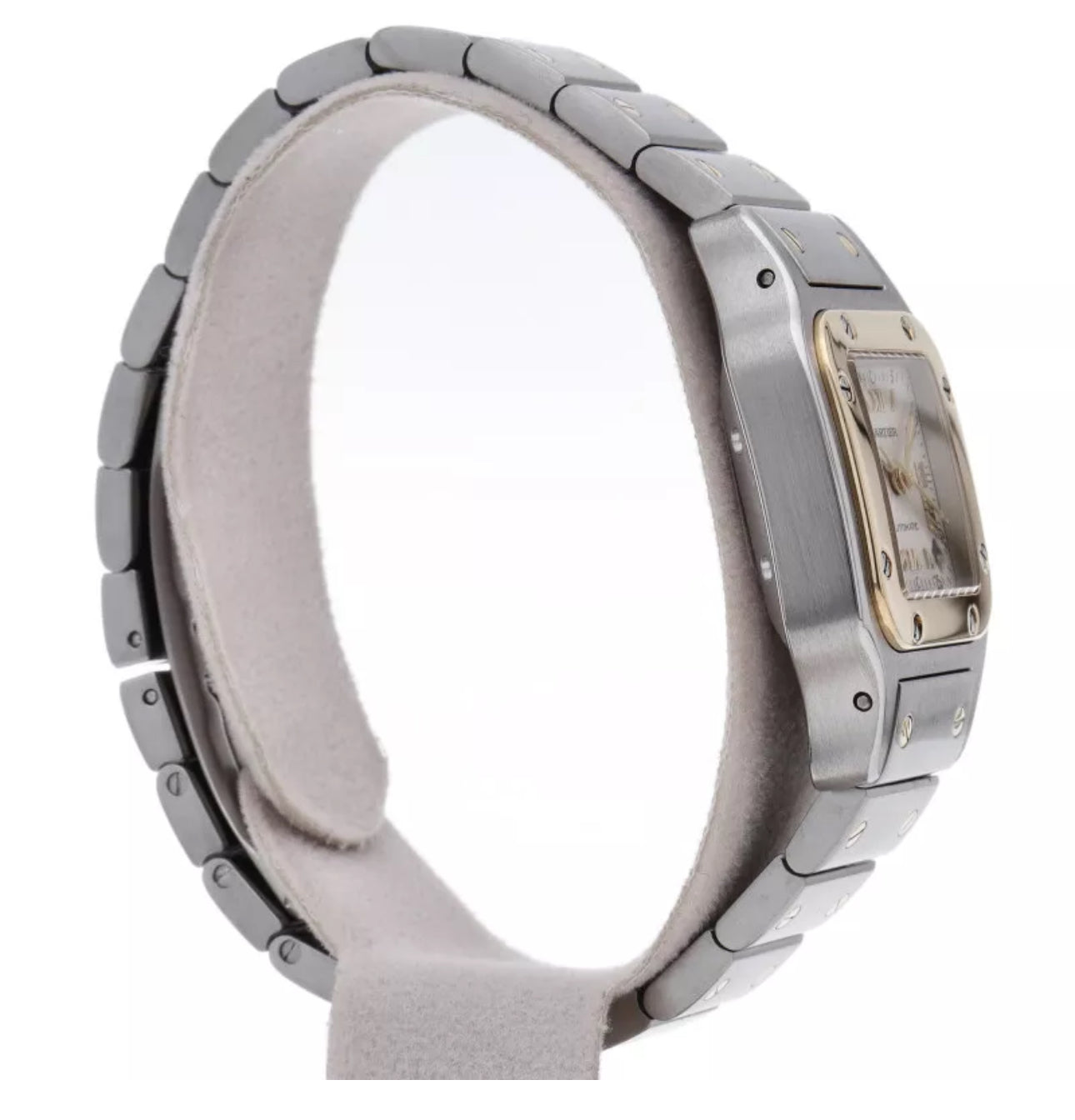 CARTIER SANTOS GALBÉ, AUTOMATIC, 25.00 MM , 20th Anniversary Limited Edition, Stainless Steel and 18K Gold New unused Vintage watch, Made in Switzerland