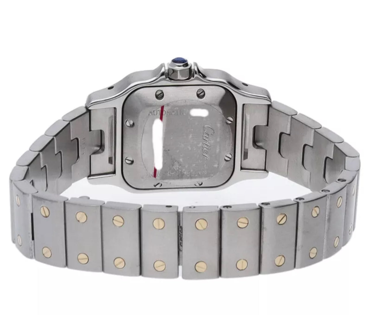 CARTIER SANTOS GALBÉ, AUTOMATIC, 25.00 MM , 20th Anniversary Limited Edition, Stainless Steel and 18K Gold New unused Vintage watch, Made in Switzerland