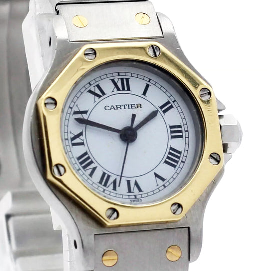 CARTIER SANTOS OCTAGON 0907, AUTOMATIC, 25.00 MM , New unused Vintage watch, Made in Switzerland