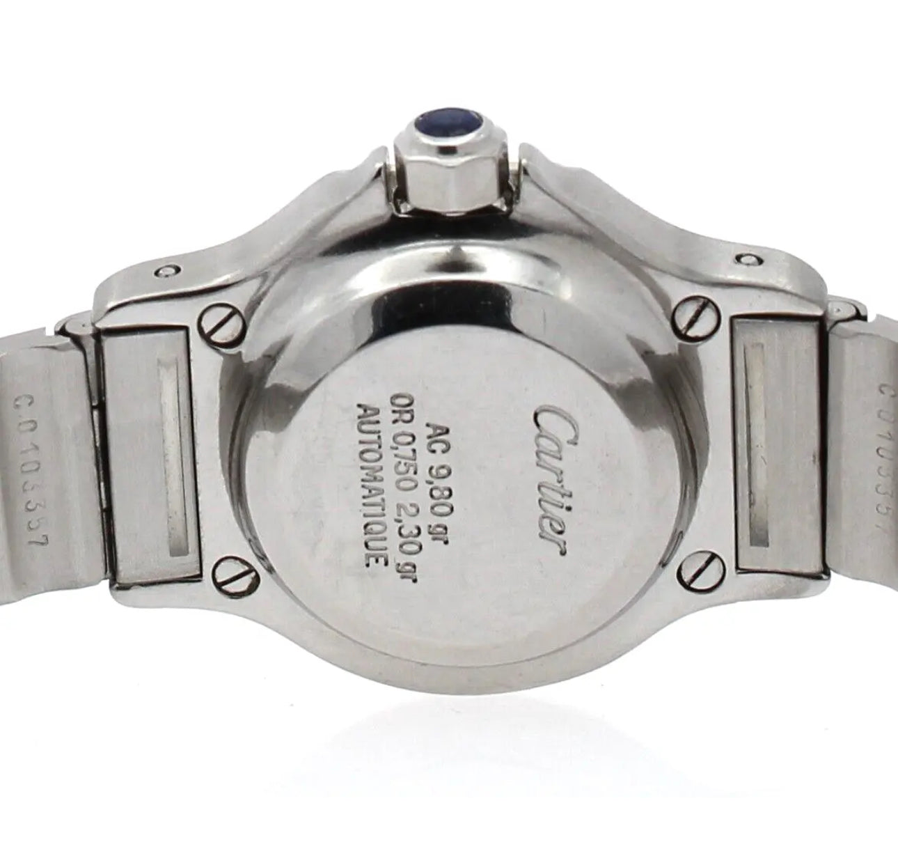 CARTIER SANTOS OCTAGON 0907, AUTOMATIC, 25.00 MM , New unused Vintage watch, Made in Switzerland
